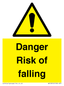 Danger Risk of falling